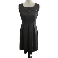 Cynthia Rowley Elegant Little Black Dreds Sleeveless Size 8