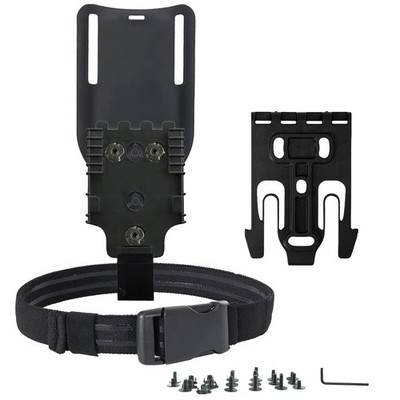 VCQIEO QLS Quick Locking System Kits with 2'' Mid/Low Ride Belt Loop Adapter, ...
