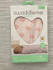 SwaddleMe by Ingenuity Baby Newborn Pods Pink 0-2 Months New