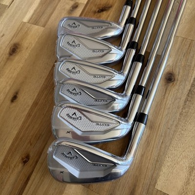 Callaway Elyte X Iron Set 6-PW AW Left Hand Regular Flex Steel Game Improvement