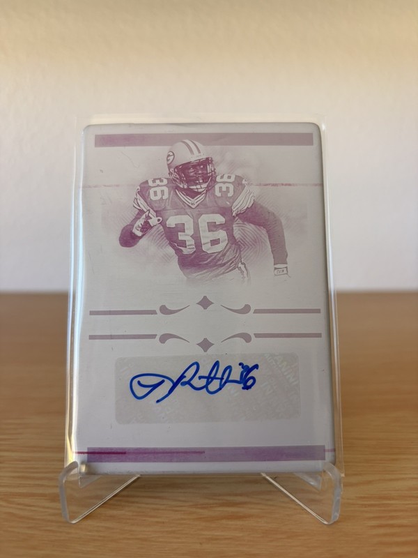 LeRoy Butler 1/1 Auto Printing Plate 2025 Panini National Treasures Packers