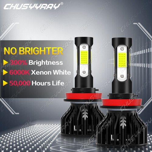 2x H11 para Nissan Altima 2007-2018 Juego de faros LED Combo de bombillas de haz alto bajo - Imagen 13 de 24