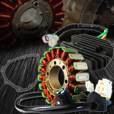 eMUSA Magneto Coil Stator+Voltage Regulator VR Rectifier+Gasket 08-12 GSXR 1300