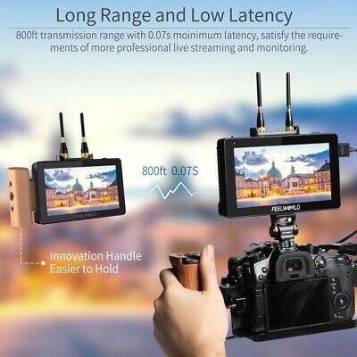 FEELWORLD FT6 FR6 5.5 inch Wireless Video Transmission DSLR FEELWORLD FT6 FR6 5.5 inch Wireless Video Transmission DSLR