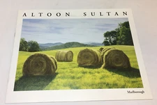 September 20,1995 ALTOON SULTAN exhibition promo booklet ~ 8.5x11 inches