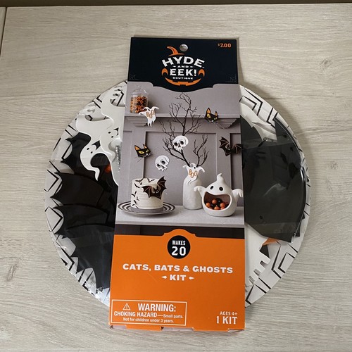 New 20 piece Halloween Cat Ghost Bat Party Decorating Kit Hyde and Eek ...