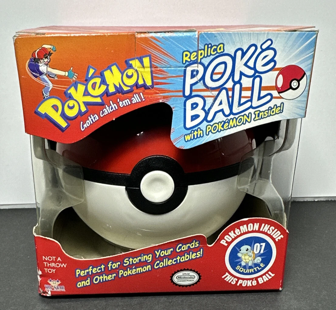 Vintage Pokémon Replica Poke Ball With Pokémon Inside Squirtle New