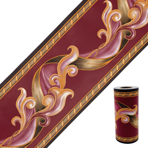 Simplelife4U Vintage Wallpaper Border Roll Self Adhesive Wall Covering Border Ba