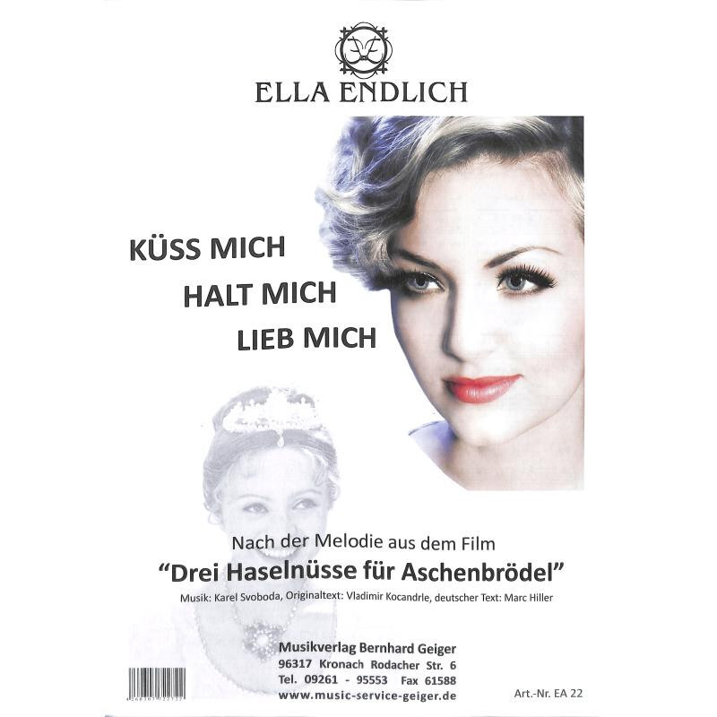 Ella Endlich - Küss mich, halt mich, lieb mich - Noten für Klavier/ Gesang/ Gita