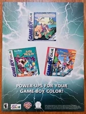 2001 Warner Bros. Game Boy Color Games GBC Looney Tunes Print Ad - 7.75" X 10.5"