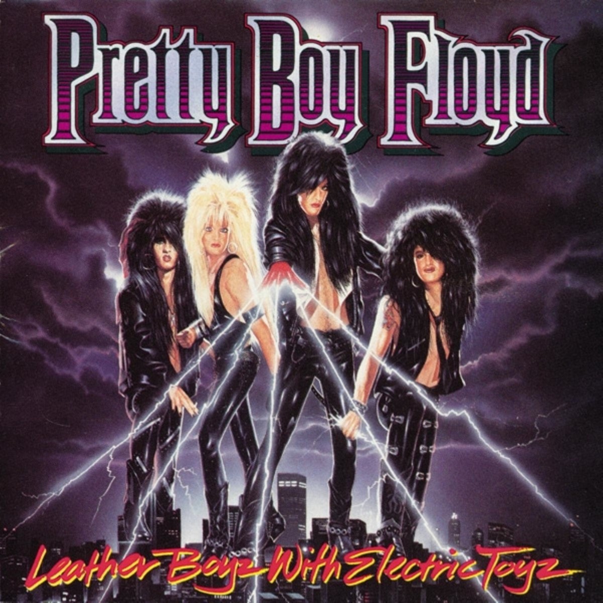 PRETTY BOY FLOYD Leather Boyz BANNER 3x3 Ft Fabric Poster Flag