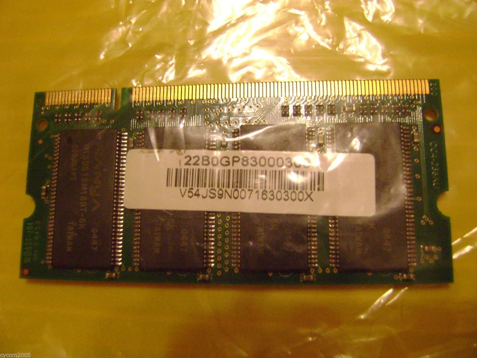 Nanya NT256D64SH8BAGM-6K 256MB DDR PC2700 333MHZ MEMORY RAM FOR LAPTOPS - Image 3 of 4