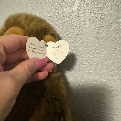 TY Brown Monkey Plush Toy - Picture 2 of 3