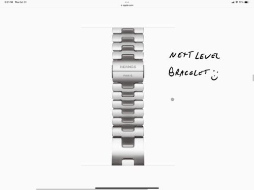 Apple Watch Hermès 45,46,49 Ultra Grand H Band large New Sealed in box