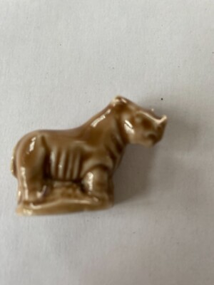 Red Rose Tea Wade Figurines Noah s ark male rhino new 