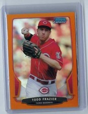 TODD FRAZIER 2013 TOPPS BOWMAN CHROME ORANGE REFRACTOR #D 16/25