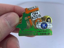 Kiwanis FLORIDA District District 19 1998-99 Vintage Gold Tack Pin V-4595