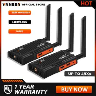 Wireless Extender kit 250M 5.8Ghz Wireless HDMI Transmitter and Receiver 