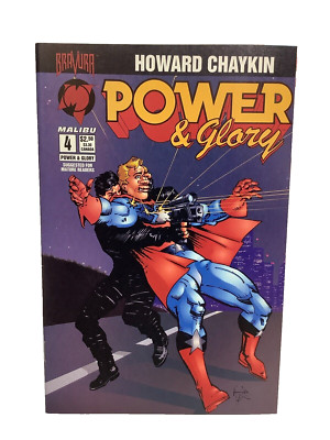 Malibu Comics Power & Glory #4 - Bravura - May 1994