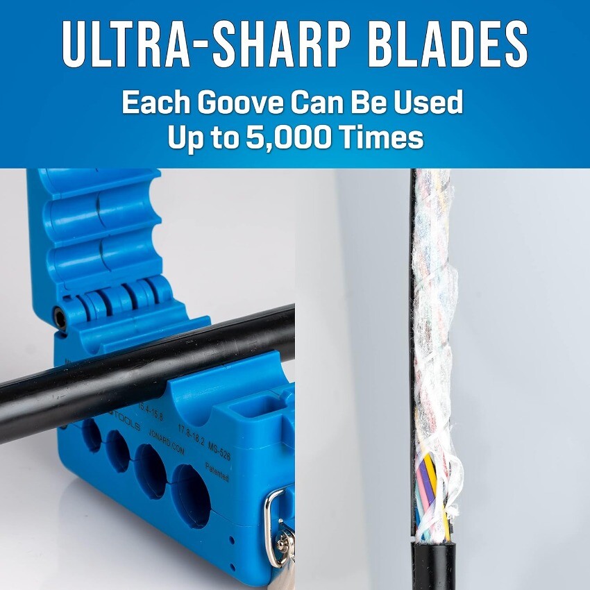 Jonard Tools Mid Span Slit & Ring Tool, 10.2 mm-18.2 mm, ‎MS-526