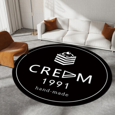 New Cartoon Round Carpet Home Living Room Sofa Coffee Table Carpet Captain