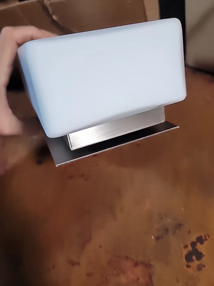 (3) Besa Lighting 1WT-888607-LED-SN Lido LED 9 inch Satin Nickel Vanity Wall  - Image 4 of 4