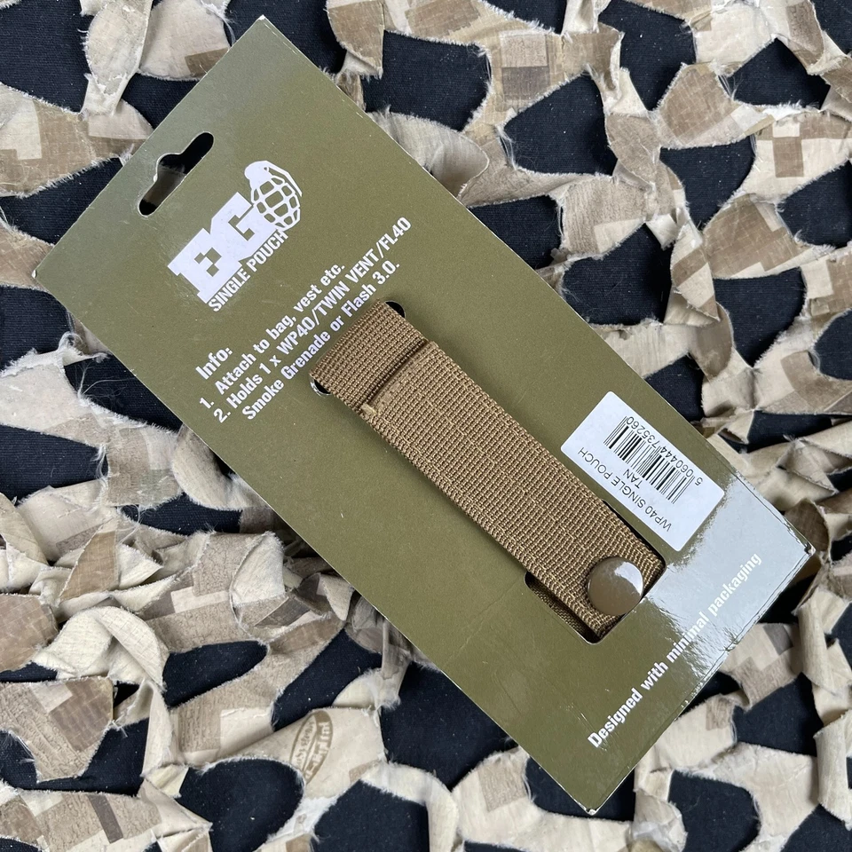 NUEVO Enola Gaye WP40 Granada de Humo Bolsa Única - Bronceado Foto 2 de 4