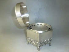 Vintage Thorens Music Box Silver Cigarettes Case Made In Denmark (Watch Video) 