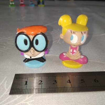 DEXTER'S LABORATORY Figur - Cartoon Network 2004 - Dexter + Dee Dee
