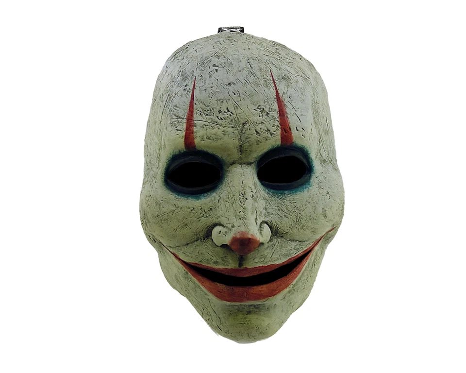 Ghoulish Productions Murder Clown Latex Face Mask Horror Halloween Cosplay - Image 2 of 4