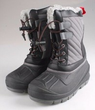 Cat  Jack Kids Grey Emory Boys Winter Boots with Thermolite Insulation NEW