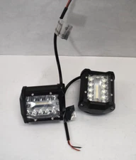 Lot of 2 Nilight LED Pods 4" 60W Flood Light Combo Beam Tri Row Light Bar