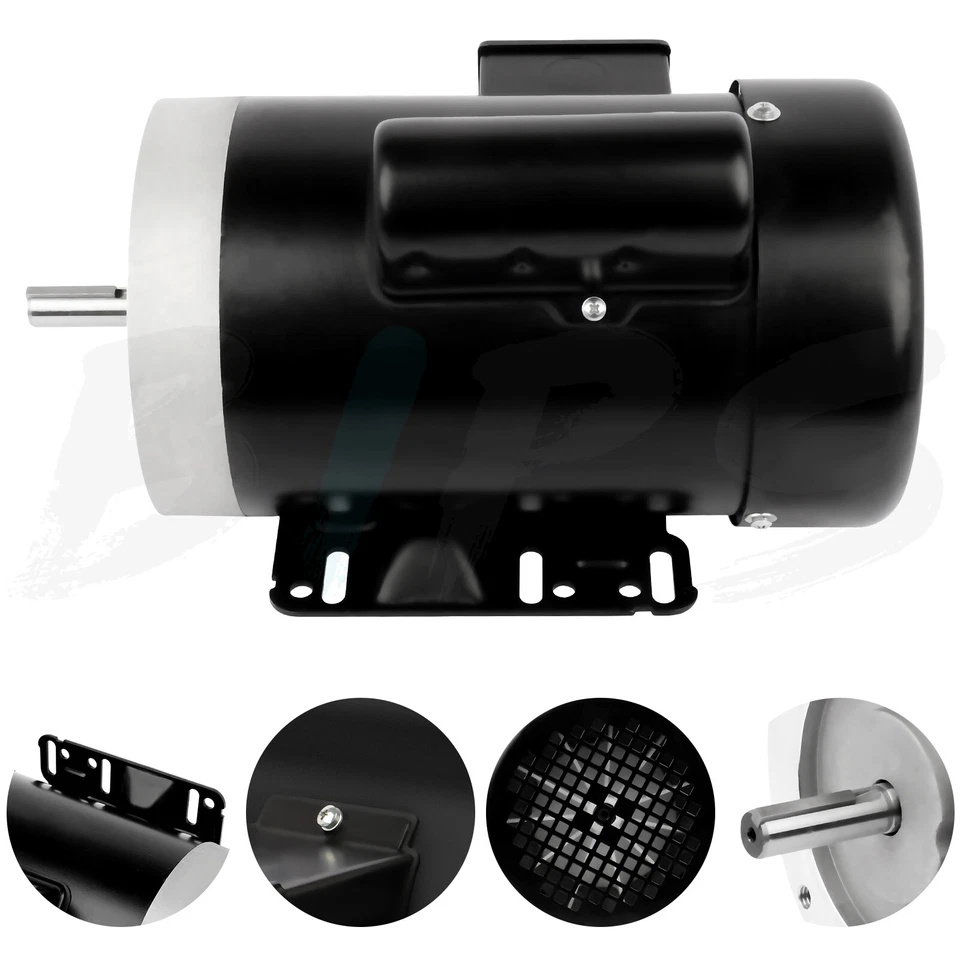 General Purpose Motor Electric Motor 1HP 56C Frame Single Phase 115/230V 1750RPM - Image 3 of 4