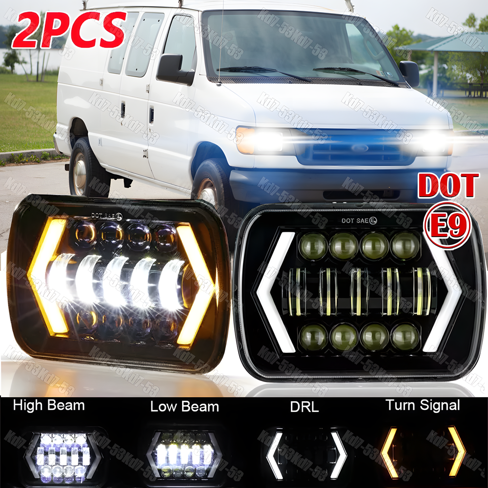 For Ford E-150 Econoline E-250 E-350 7x6