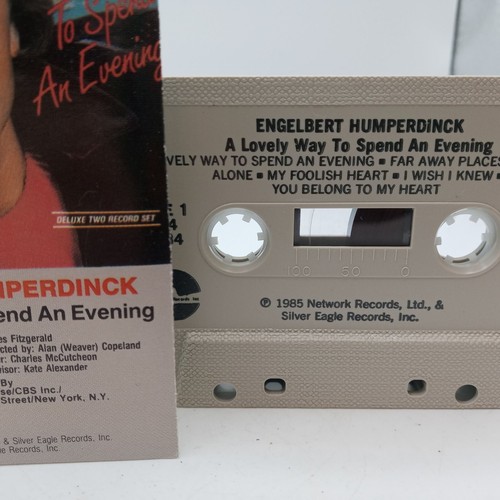 Vintage Engelbert Humperdink Cassette Tape 1985 A Lovely Way To Spend An Evening - Picture 2 of 5