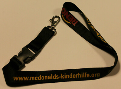 McDonald´s Kinderhilfe + RENO Schuhe Schlüsselband Lanyard NEU (T221)