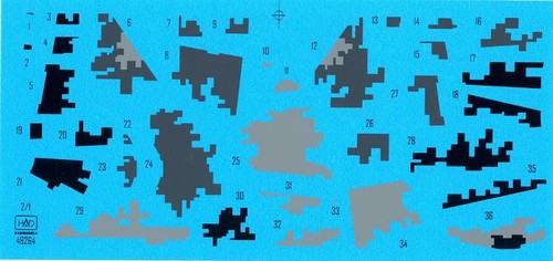 Hungarian Aero Decals 1/48 UKRANIAN SUKHOI Su-25 "FROGFOOT" Digital Camo Part 1 - Picture 3 of 4