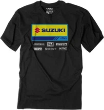 Factory Effex Suzuki Racewear Edition Short Sleeve Men's T-Shirt - Mens