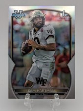 💥 2022 Bowman Chrome University Refractor #51 Sam Hartman Wake Forest ND 1st