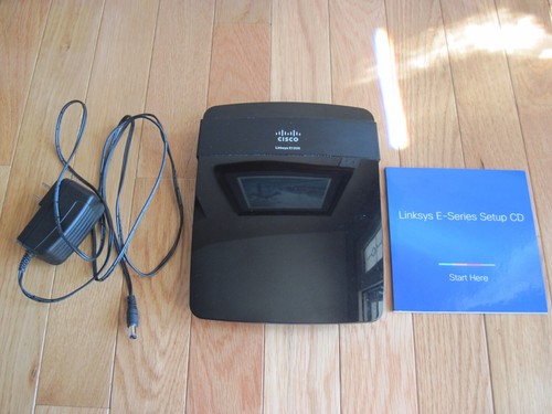 View of Cisco / Linksys E1200 Wi-Fi / Ethernet N Router - 4 Ports w/ Setup CD ...