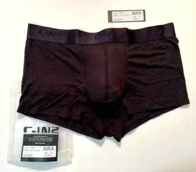 C-IN2 Size XL Poly Blend Active Trunk - Black - Boxer Brief - Contoured Pouch