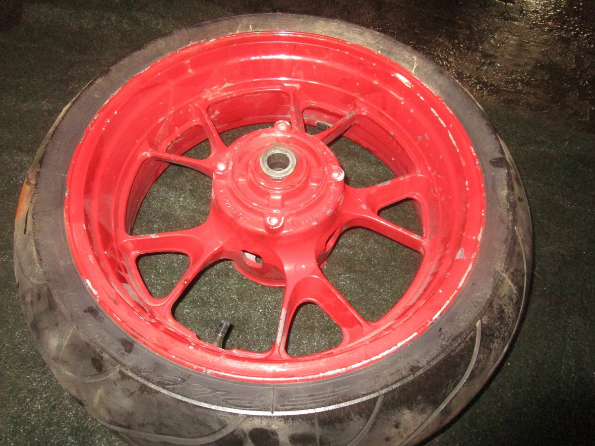 2007 Kawasaki zx1400 zx1400r zx14r zx14 REAR WHEEL RED RIM wheel