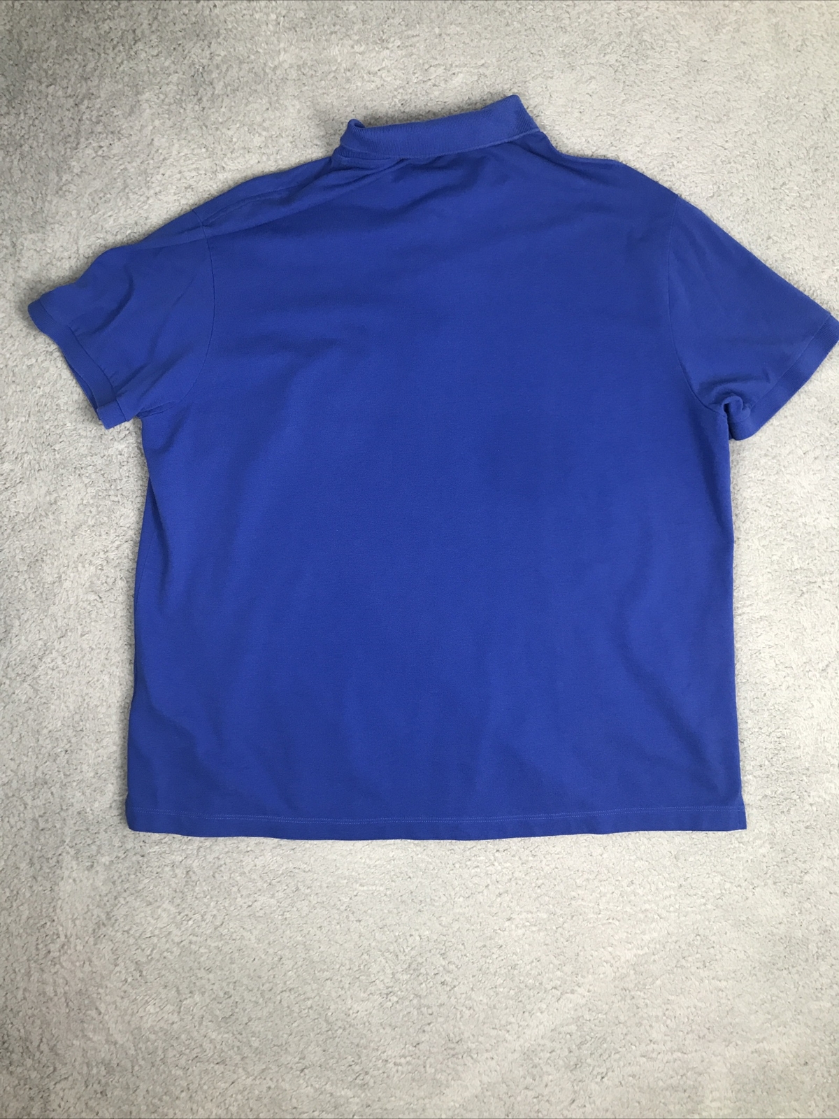 Lacoste Polo Shirt Mens Size 9 4XL Royal Blue Short Sleeve Pocket Crocodile Peru thumbnail 6