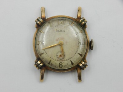 Vintage Elgin 555 17j Hand Wind Wrist Watch