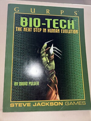 GURPS Bio-Tech The Next Step in Human Evolution Steve Jackson Games SJG02095