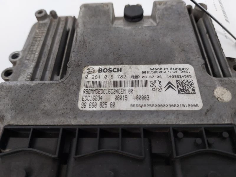 0281015782 CENTRALINA MOTORE ECU PEUGEOT BIPPER (--) TEPEE 1.4 HDI 8V MAN 5M 68C - Immagine 3 di 3