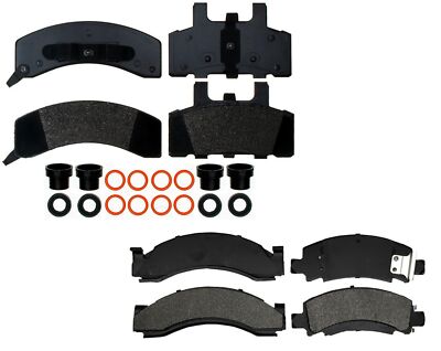 Front and Rear Ceramic Brake Pad Sets Kit ACDelco For Chevrolet R2500 ...