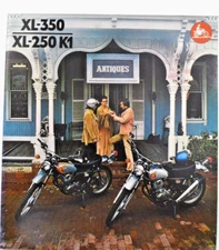 1974 Honda Motorcycles XL-350/XL-250K1 Factory Dealership Sales Brochure/Poster