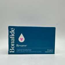 Bonafide Revaree Vaginal Moisturizer  Paraben Hormone Free 10pk Exp 4/2027