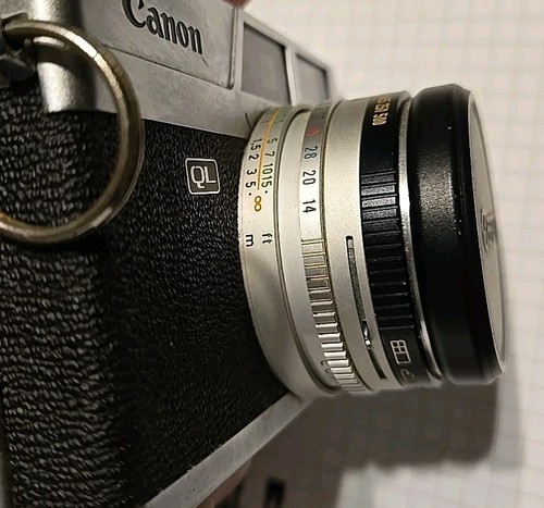 Vintage Canon Canonet QL17 35mm Film Camera W/ Case - Picture 8 of 15